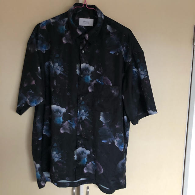 STUDIOUS(ステュディオス)のダークフラワービッグシルエットアロハシャツ メンズのトップス(Tシャツ/カットソー(半袖/袖なし))の商品写真