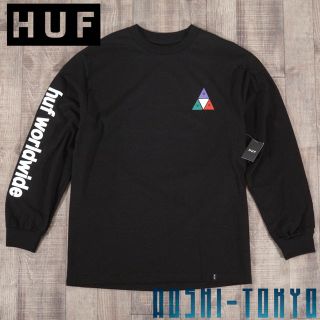 ハフ(HUF)の◆HUF PRISM TRIANGLE ロングTシャツ / Mサイズ(Tシャツ/カットソー(七分/長袖))