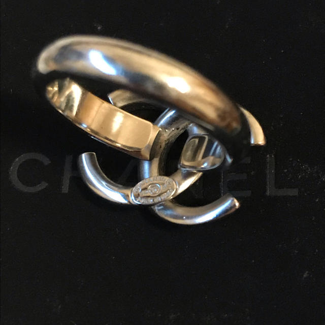 CHANEL(シャネル)の正規品CHANELシルバーリング指輪シャネル ヴィンテージ レディースのアクセサリー(リング(指輪))の商品写真