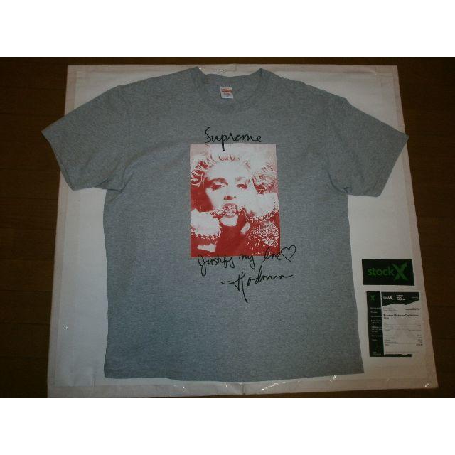 supreme madonna tee マドンナ　Ｔシャツ　灰　グレー　ＸＬ