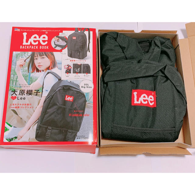 Lee(リー)のLee BACKPACK BOOK RED 付録 レディースのバッグ(リュック/バックパック)の商品写真