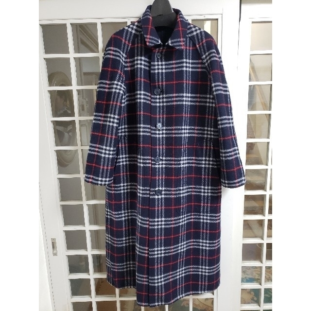 BURBERRY(バーバリー)のバーバリー BURBERRY リバーシブル ロングコート 11号 レディースのジャケット/アウター(ロングコート)の商品写真