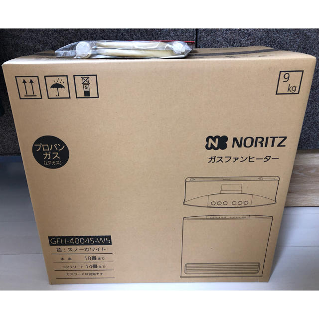 日本最大の NORITZ - 【新品】ノーリツ ガスファンヒーター ファンヒーター