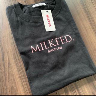 ミルクフェド(MILKFED.)の新品未使用♡黒Tシャツ(Tシャツ(半袖/袖なし))
