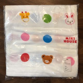 ミキハウス(mikihouse)のミキハウス ガーゼバスタオル タオルケット おくるみ(タオルケット)