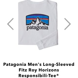 パタゴニア(patagonia)の新品タグ付　パタゴニア ロングスリーブ フィッツロイ ホライゾンズ　M(カットソー(長袖/七分))