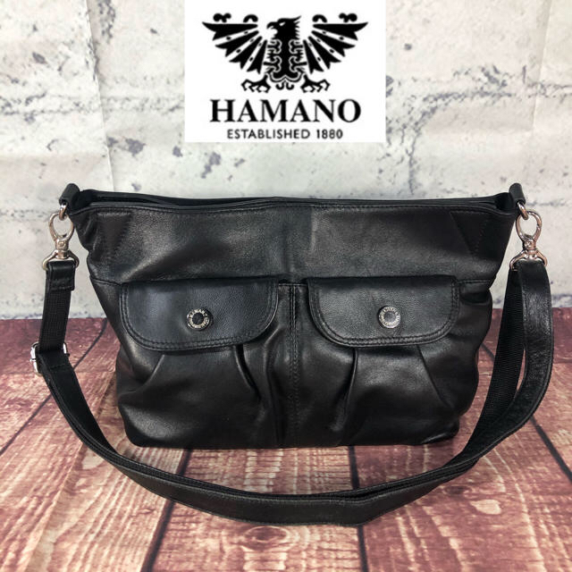 濱野皮革工藝/HAMANO(ハマノヒカクコウゲイ)の濱野/HAMANO 2way バッグ レディースのバッグ(ショルダーバッグ)の商品写真