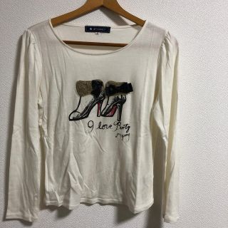 エムズグレイシー(M'S GRACY)のカットソー　（Ｌ）(Tシャツ/カットソー(七分/長袖))