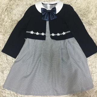 【オススメ】入園式女の子用セットアップ☆ボレロワンピース☆115cm☆(ドレス/フォーマル)