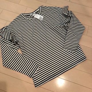 エイチアンドエム(H&M)のH&M   ボーダートップス(カットソー(長袖/七分))