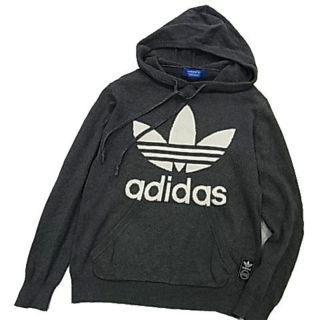 アディダス(adidas)の  t-aka様専用【良好】アディダス　adidas(3つ葉) 　ニットパーカー(パーカー)