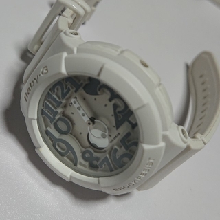 カシオ(CASIO)のBaby G ホワイト 腕時計(腕時計)