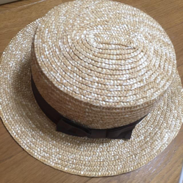  最終処分！カンカン帽♡ レディースの帽子(麦わら帽子/ストローハット)の商品写真