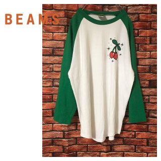 ビームス(BEAMS)のBEAMS ビームス 七分袖 チェリー ベースボール シャツ(Tシャツ/カットソー(七分/長袖))