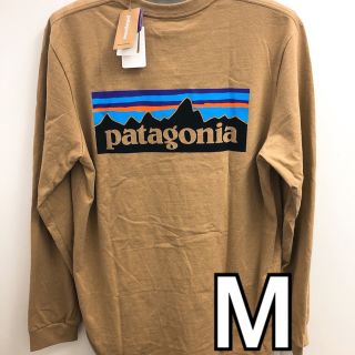 パタゴニア(patagonia)のパタゴニアロンT ベージュM(Tシャツ/カットソー(七分/長袖))