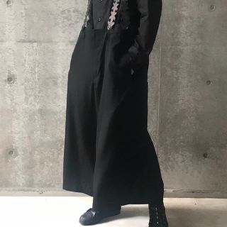 Yohji Yamamoto 18aw サスペンダーパンツ