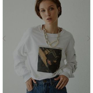 アメリヴィンテージ(Ameri VINTAGE)のAmelievintage PHOTO ROBERTA BAYLEY TEE(カットソー(長袖/七分))