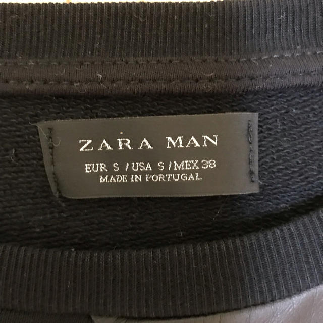 新品　ZARA  メンズトレーナー　Sサイズ