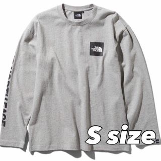 ザノースフェイス(THE NORTH FACE)のTHE NORTH FACE ロングスリーブスクエアロゴティー Sサイズ(Tシャツ/カットソー(七分/長袖))