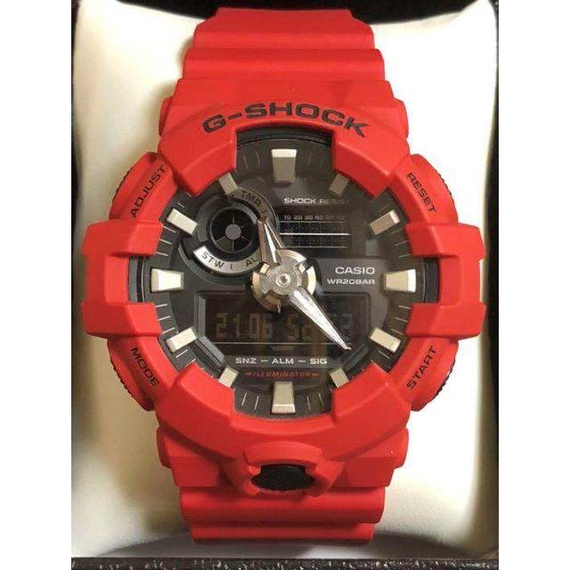 CASIO G-SHOCK レッド色 5522※JA