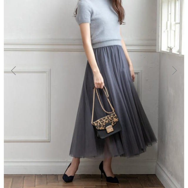 fifth(フィフス)のfifth チュールロングスカート新品 レディースのスカート(ロングスカート)の商品写真