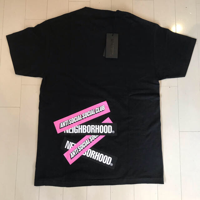 NEIGHBORHOOD(ネイバーフッド)のアンチソーシャルソーシャルクラブ ネイバーフッド　コラボ　Tシャツ　Lサイズ メンズのトップス(Tシャツ/カットソー(半袖/袖なし))の商品写真