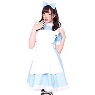 ボディライン(BODYLINE)のワンピース コスプレ ハロウィン メイド アリス(衣装一式)