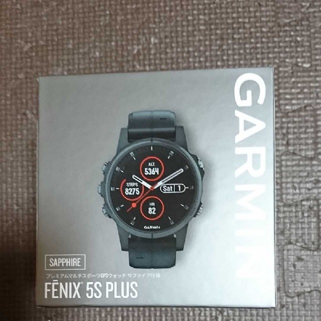 GARMIN(ガーミン)のgarmin fenix 5s plus sapphire black  メンズの時計(腕時計(デジタル))の商品写真