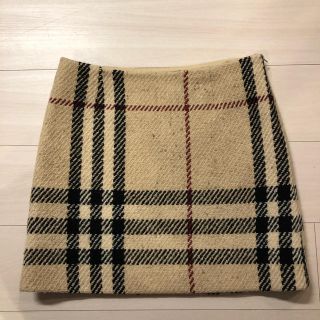 バーバリー(BURBERRY)のバーバリーロンドン 台形チェックスカート(ミニスカート)