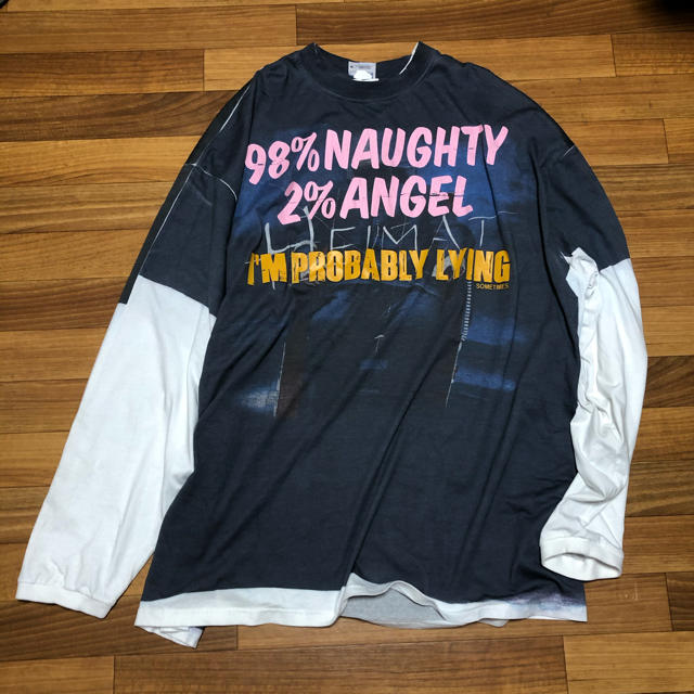 素敵でユニークな ヴェトモン ロンT Tシャツ/カットソー(七分 ロンT
