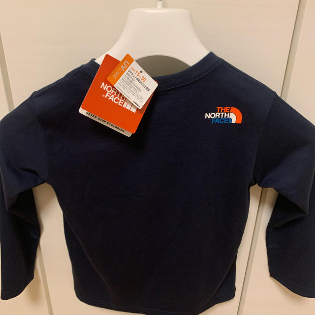 THE NORTH FACE(ザノースフェイス)の新品THE NORTH FACEキッズロングスリーブTEE キッズ/ベビー/マタニティのキッズ服男の子用(90cm~)(Tシャツ/カットソー)の商品写真