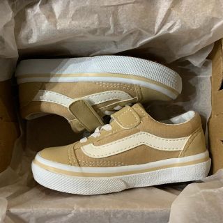 ヴァンズ(VANS)のvans V36CJ ベージュ 14cm(スニーカー)