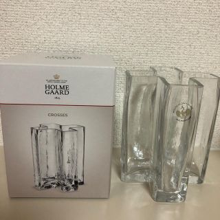 イッタラ(iittala)のホルムガード  クロスベース 12cm クリア(花瓶)