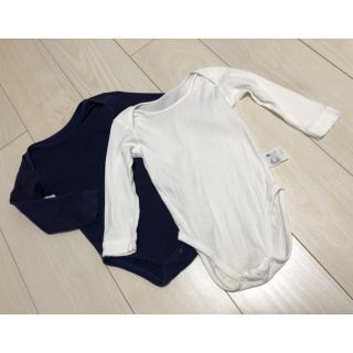 ユニクロ(UNIQLO)のクルーネックボディ(長袖)★ユニクロ-90サイズ(下着)