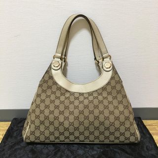 グッチ(Gucci)のGUCCI トートバッグ  GGキャンバス ベージュ(トートバッグ)