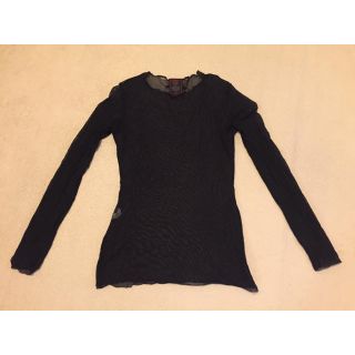 ジャンポールゴルチエ(Jean-Paul GAULTIER)のゴルチェ チュール ロングスリーブblack(Tシャツ/カットソー(七分/長袖))