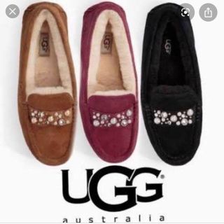 アグ(UGG)のアンスレー ボウ ブリリアント(スリッポン/モカシン)