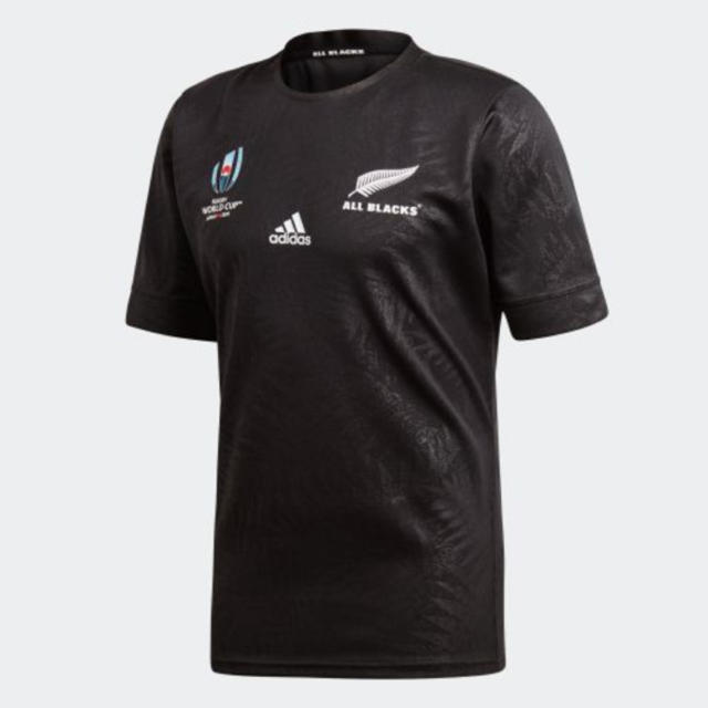 adidas(アディダス)のラグビーワールドカップ2019 ニュージーランド代表　レプリカユニフォーム　M スポーツ/アウトドアのスポーツ/アウトドア その他(ラグビー)の商品写真