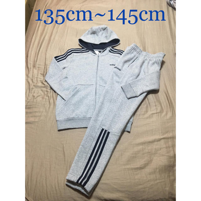 adidas(アディダス)の[新品] アディダス ジュニア セットアップ (裏起毛) キッズ/ベビー/マタニティのキッズ服男の子用(90cm~)(ジャケット/上着)の商品写真