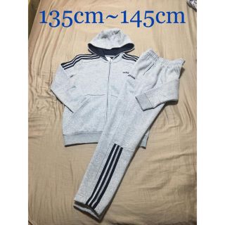 アディダス(adidas)の[新品] アディダス ジュニア セットアップ (裏起毛)(ジャケット/上着)