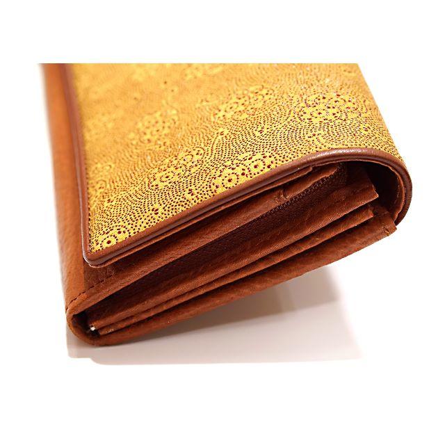 京都印伝「みやこ鼓」長財布 レディースのファッション小物(財布)の商品写真