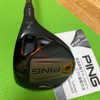 ピン(PING)のなおさん専用　PING G400 7番ウッド中古(クラブ)