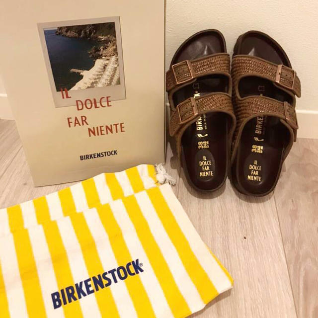 BIRKENSTOCK(ビルケンシュトック)のビルケンシュトック コラボ商品 38 完売品 ロンハーマン購入 根岸さん着用品 レディースの靴/シューズ(サンダル)の商品写真