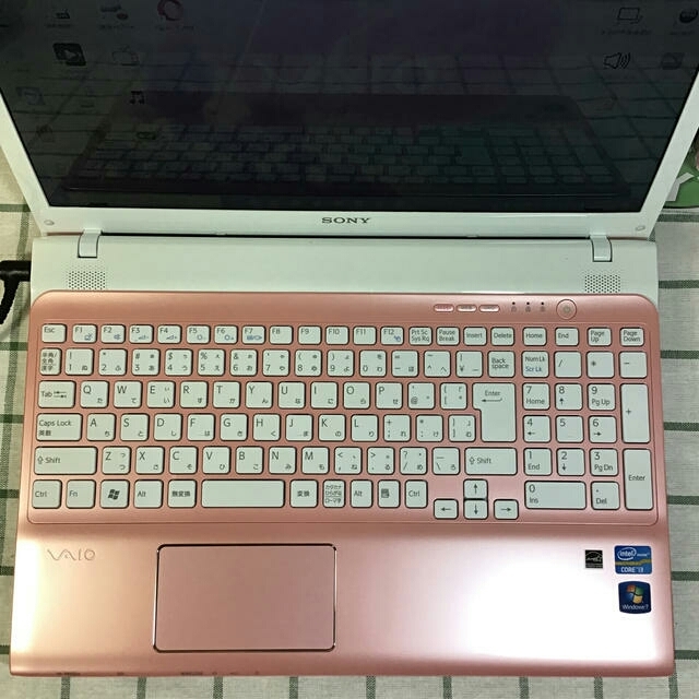 SONY(ソニー)のVAIO ピンク windows10 core i3 office2016 スマホ/家電/カメラのPC/タブレット(ノートPC)の商品写真