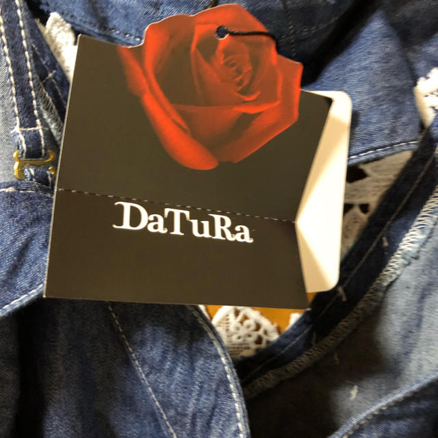 DaTuRa(ダチュラ)のDaTuRa ダチュラ デニムシャツワンピ レディースのワンピース(ミニワンピース)の商品写真