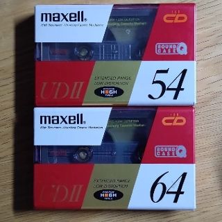 マクセル(maxell)の『新品、未開封』カセットテープ54分、64分セット(その他)