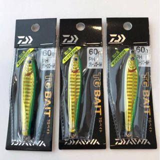 ダイワ(DAIWA)のダイワ TGベイト 60g PHグリーンゴールドショアジギングタングステン(ルアー用品)