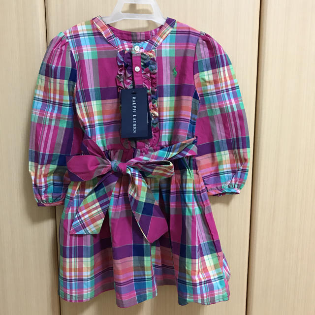 Ralph Lauren(ラルフローレン)の新品ラルフローレンワンピース90cm キッズ/ベビー/マタニティのキッズ服女の子用(90cm~)(ワンピース)の商品写真