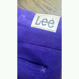 リー(Lee)のLEE パープルデニムスカート(ロングスカート)