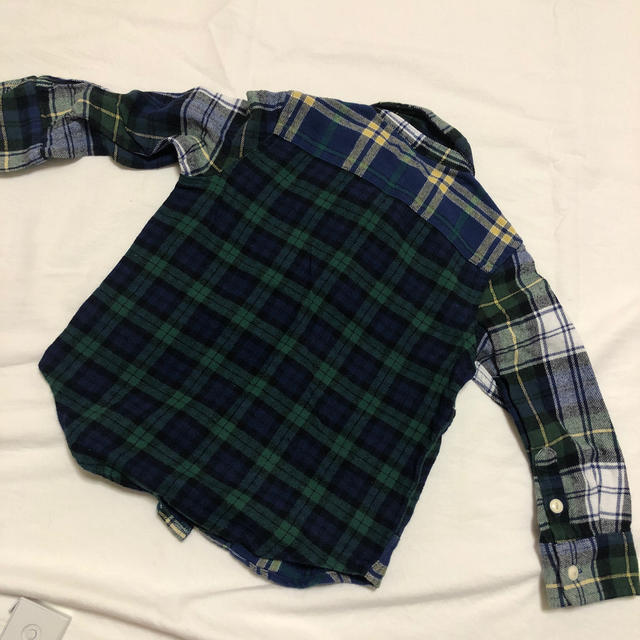 babyGAP(ベビーギャップ)のチェックシャツ キッズ/ベビー/マタニティのキッズ服男の子用(90cm~)(ブラウス)の商品写真